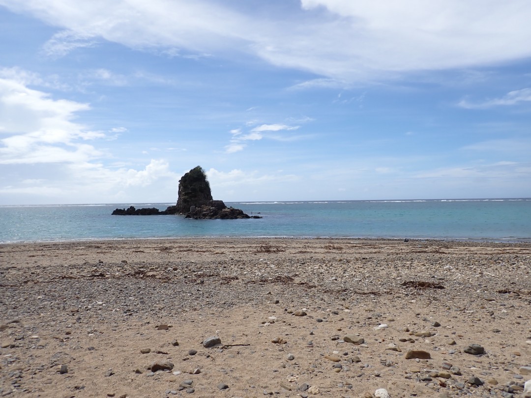 今日の嘉陽海岸