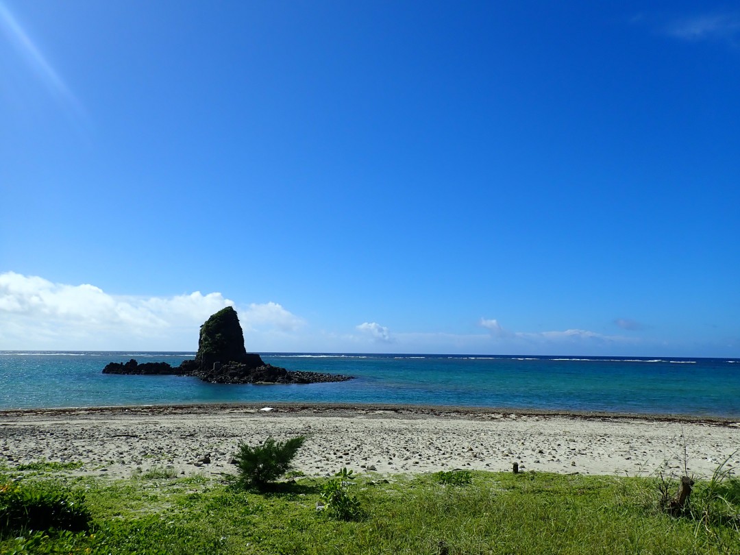 今日の嘉陽海岸