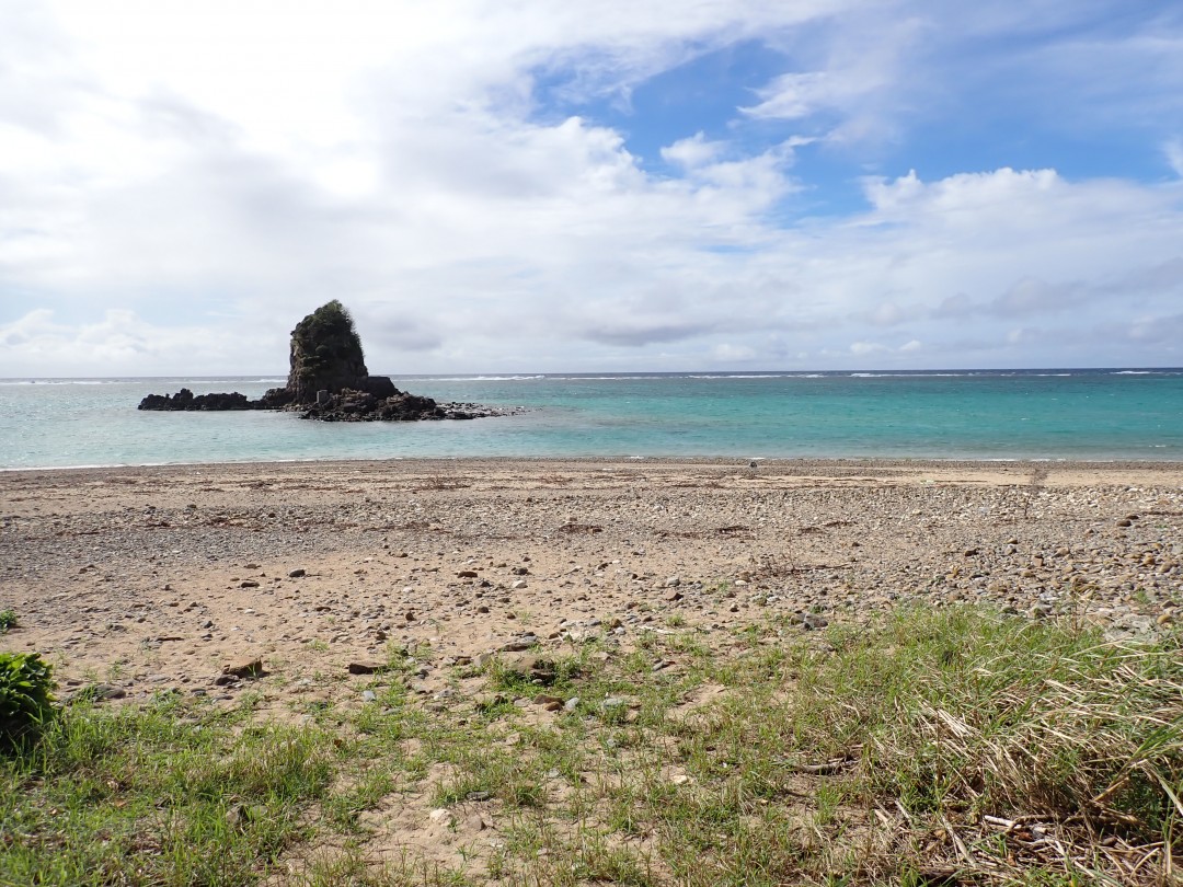 今日の嘉陽海岸