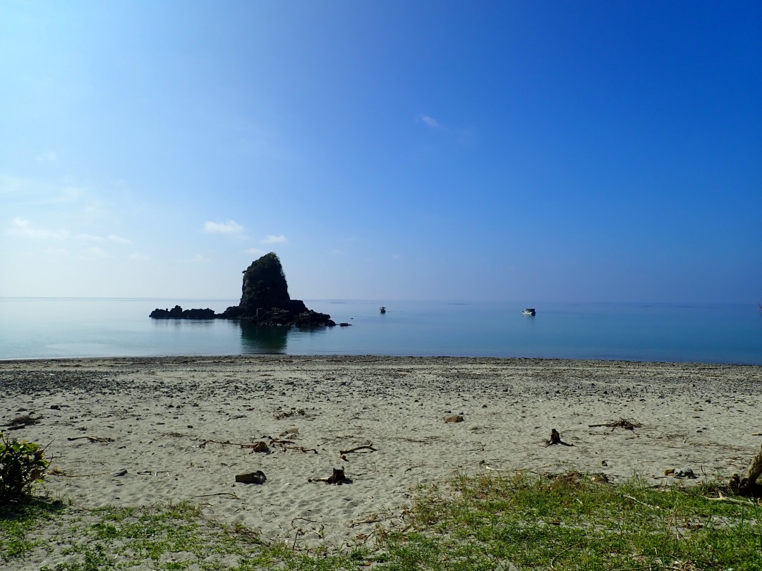 今日の嘉陽海岸