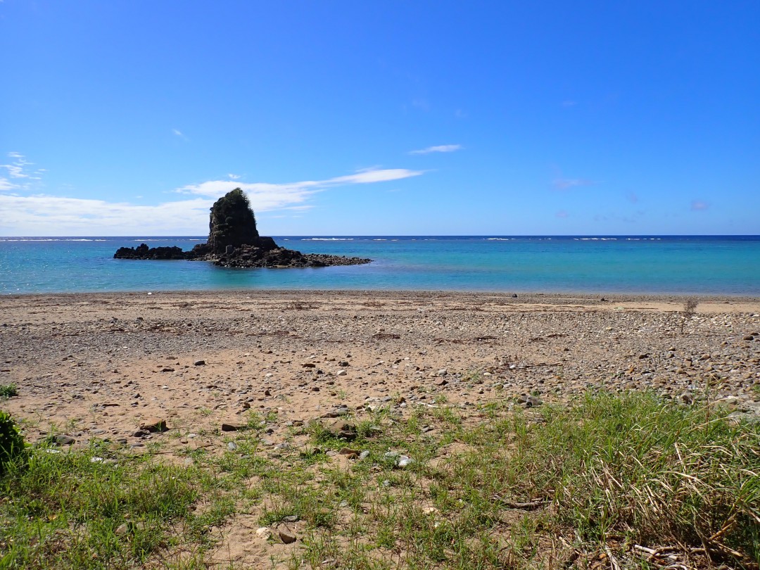 今日の嘉陽海岸