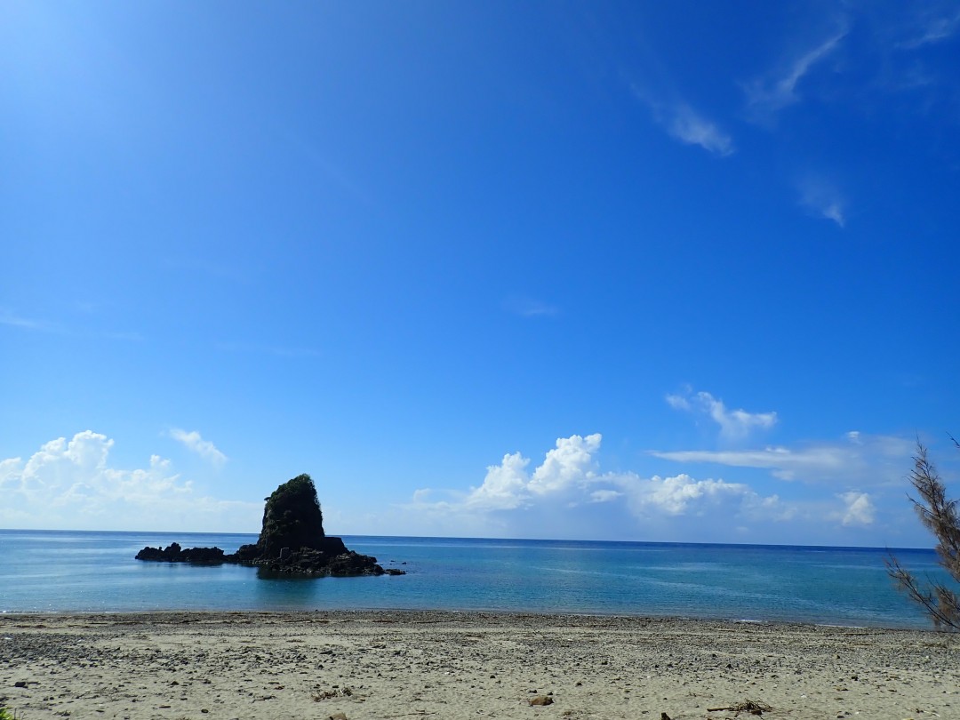 今日の嘉陽海岸