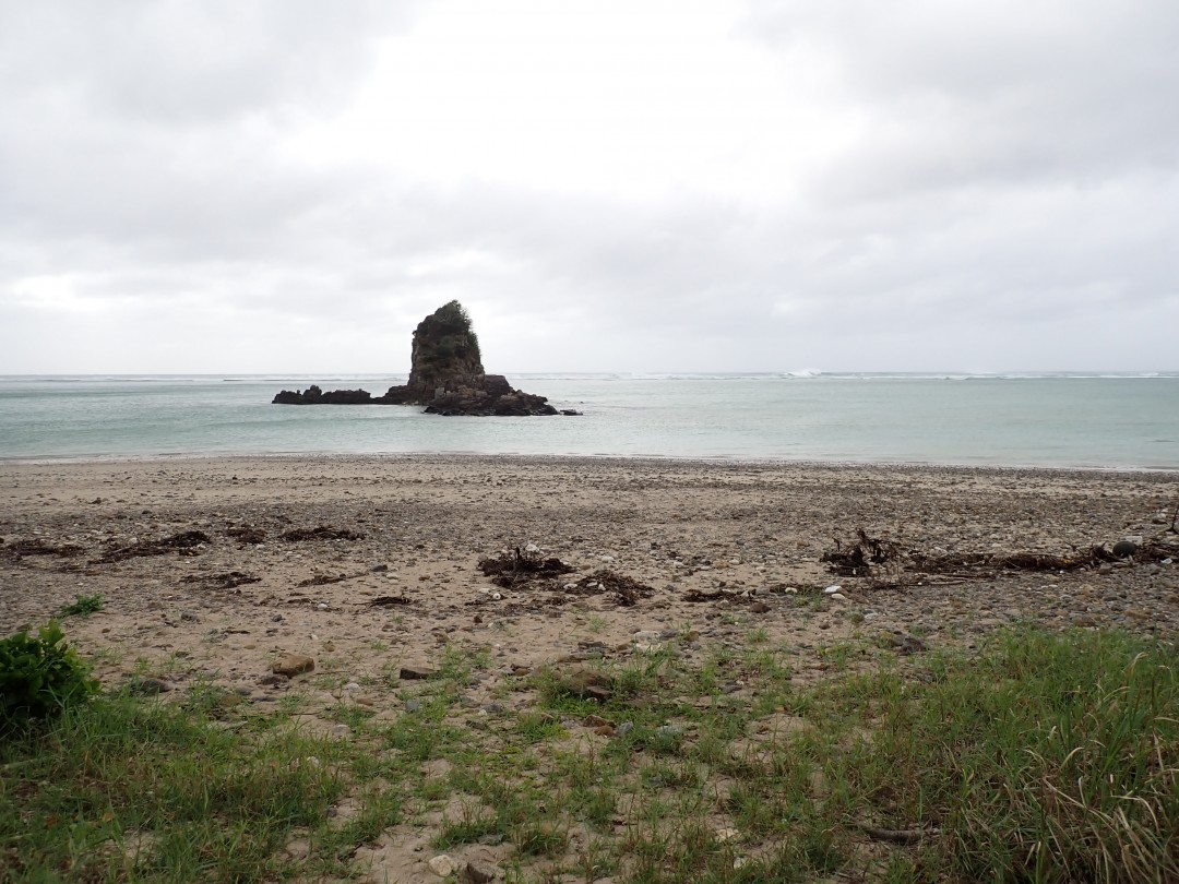 今日の嘉陽海岸