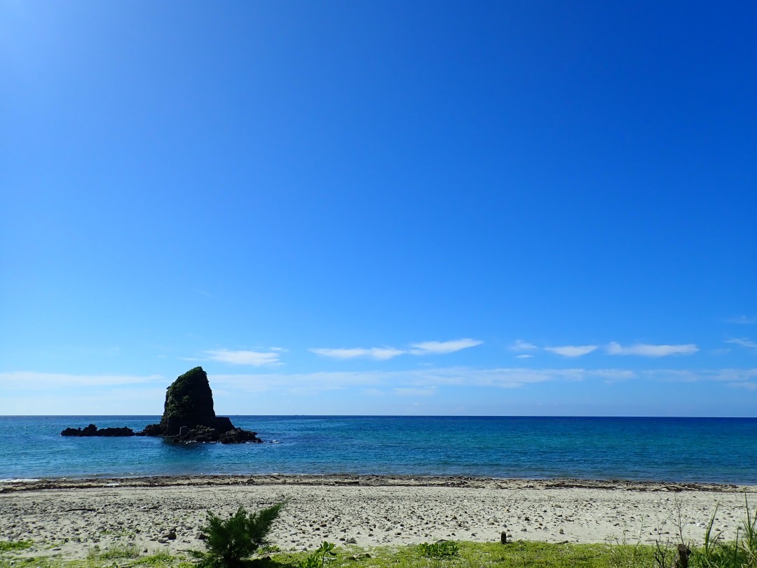 今日の嘉陽海岸