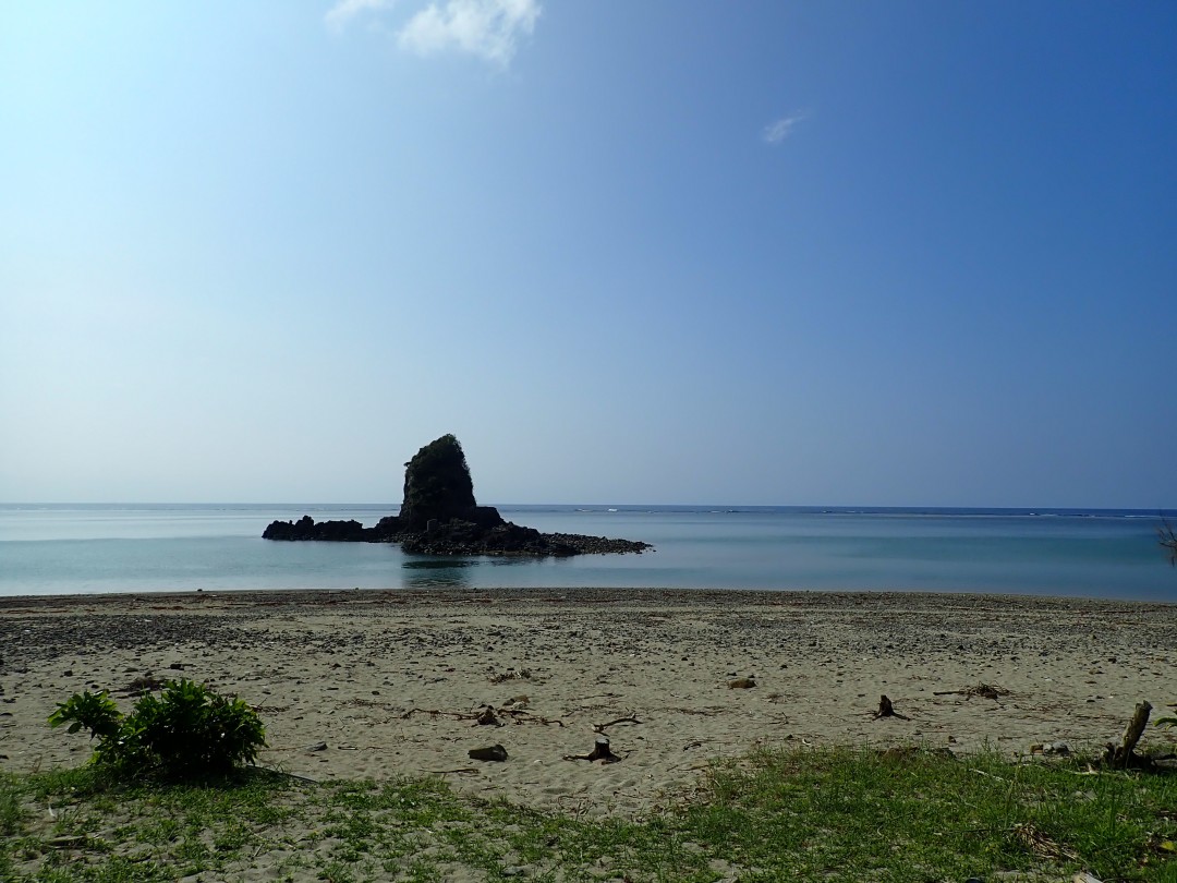 今日の嘉陽海岸