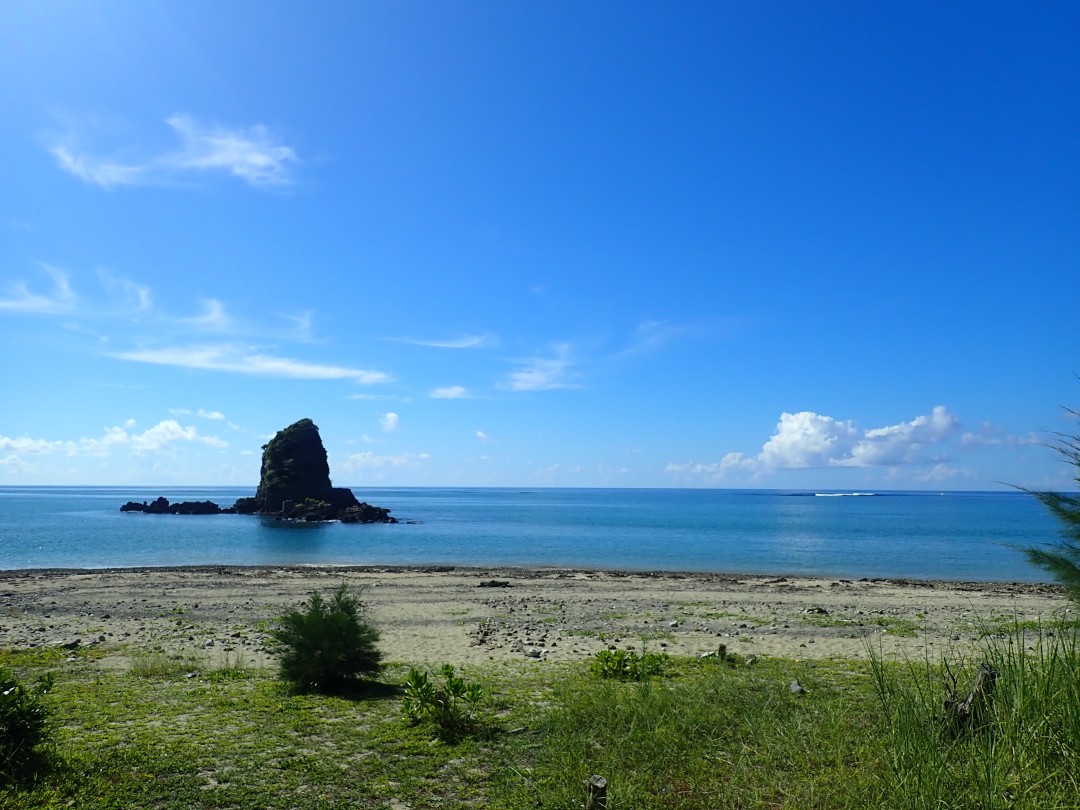 今日の嘉陽海岸