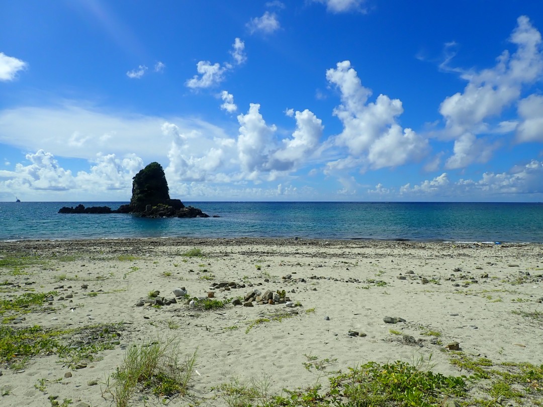 今日の嘉陽海岸