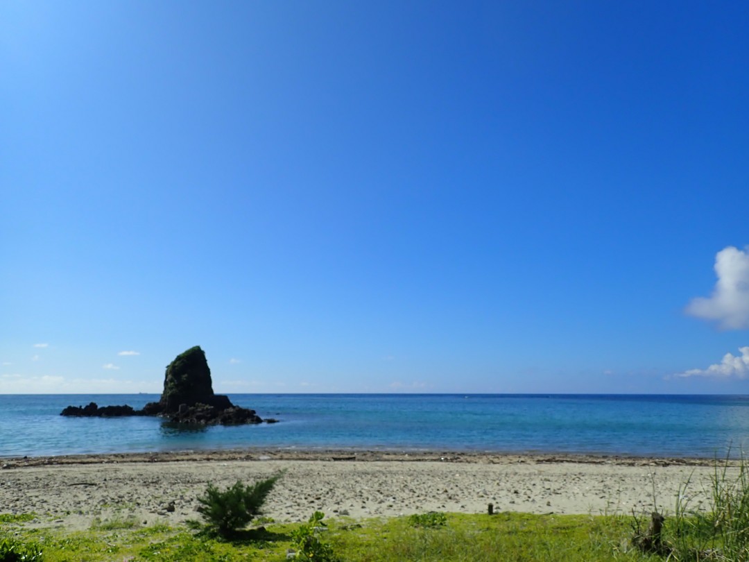 今日の嘉陽海岸