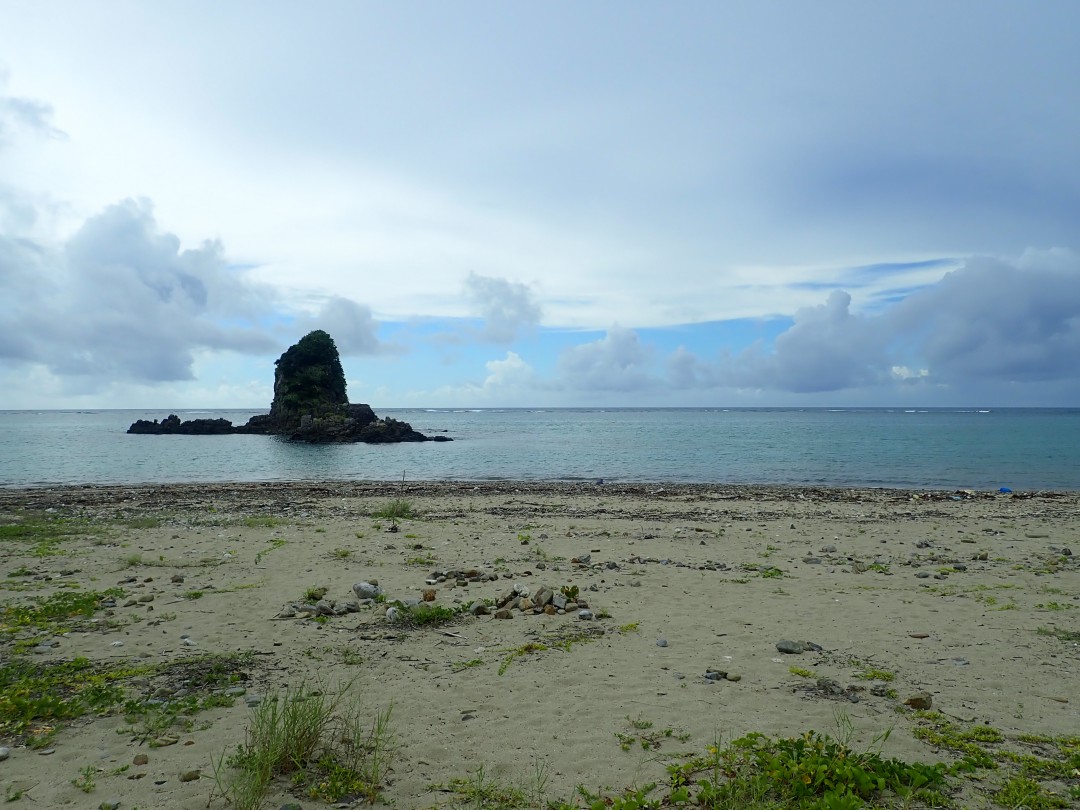 今日の嘉陽海岸