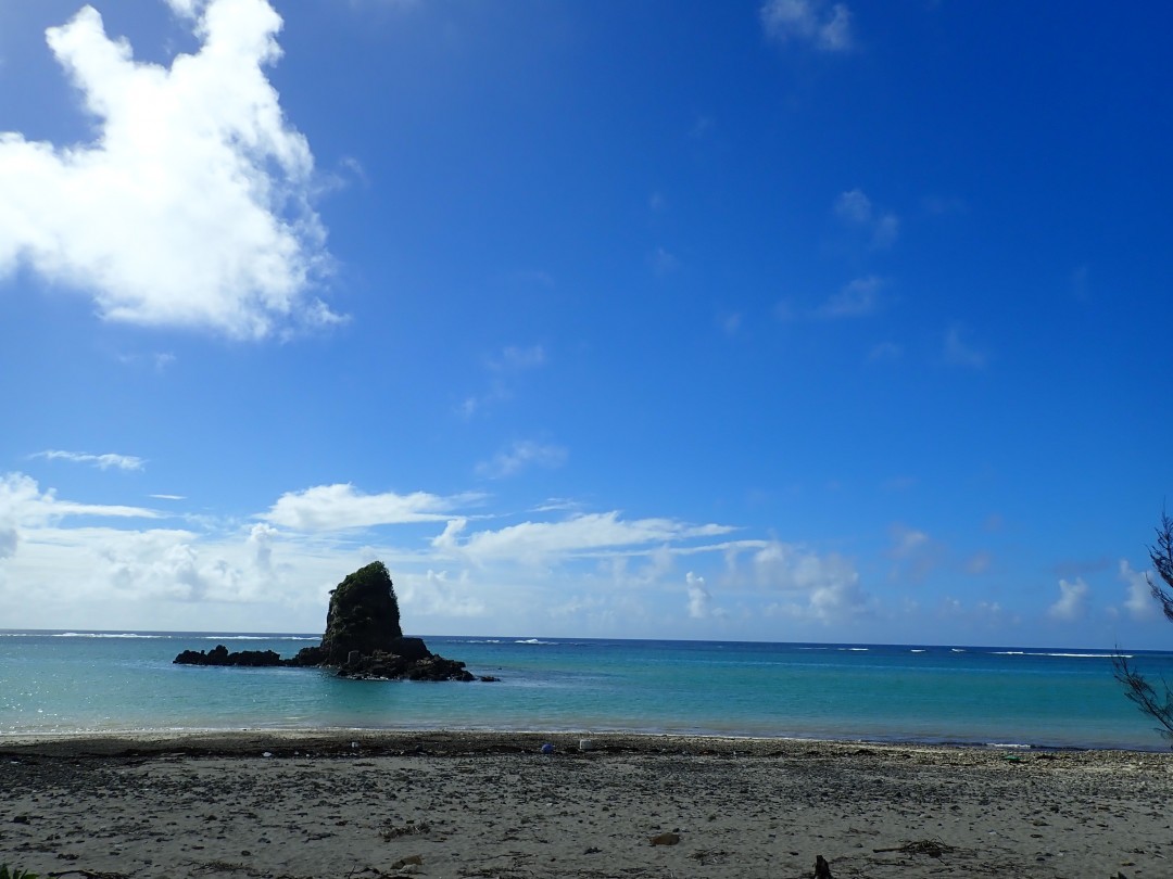 今日の嘉陽海岸