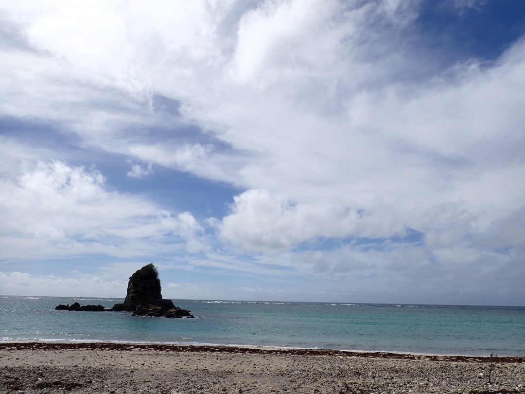 今日の嘉陽海岸