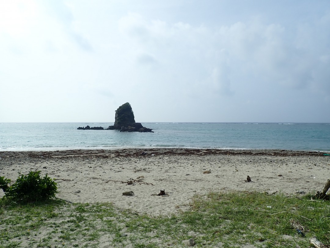 今日の嘉陽海岸