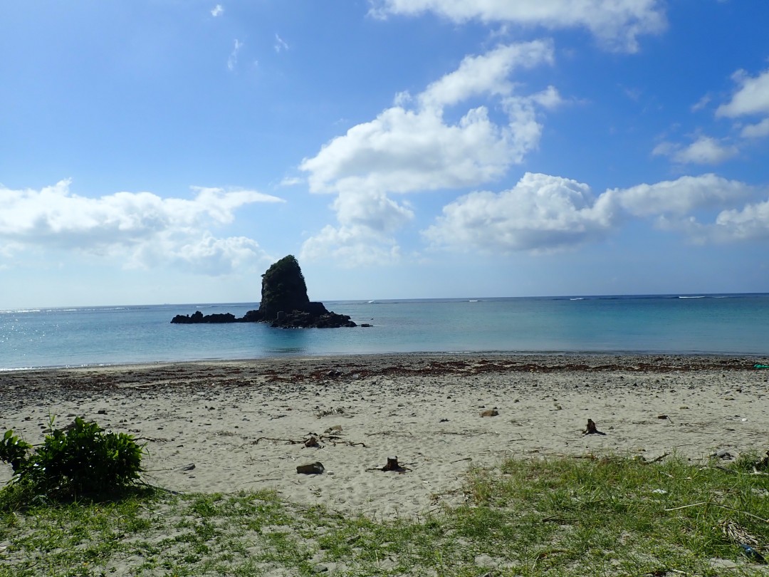 今日の嘉陽海岸