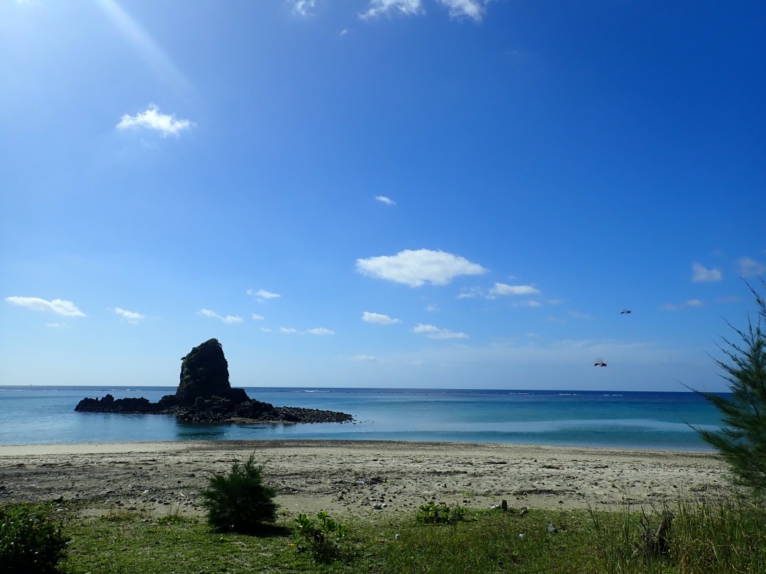 今日の嘉陽海岸