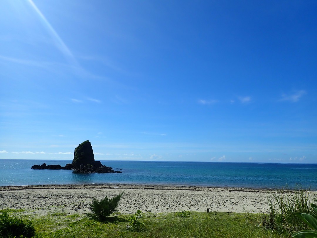 今日の嘉陽海岸