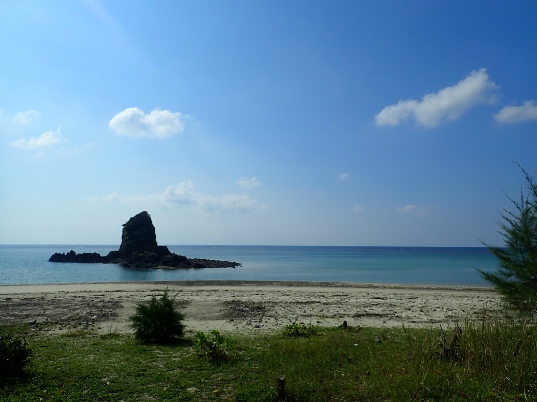 今日の嘉陽海岸