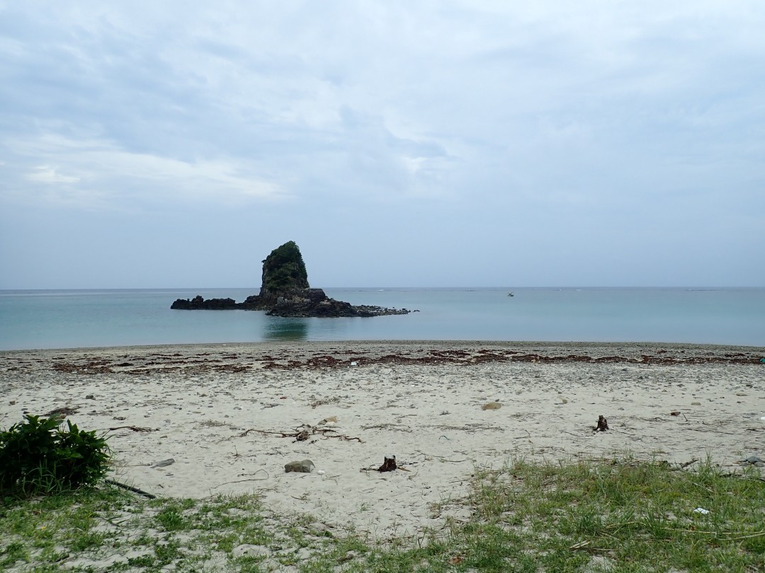 今日の嘉陽海岸