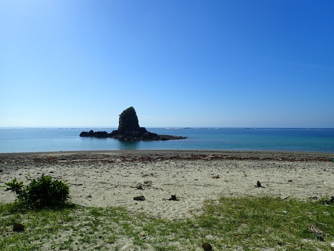 今日の嘉陽海岸