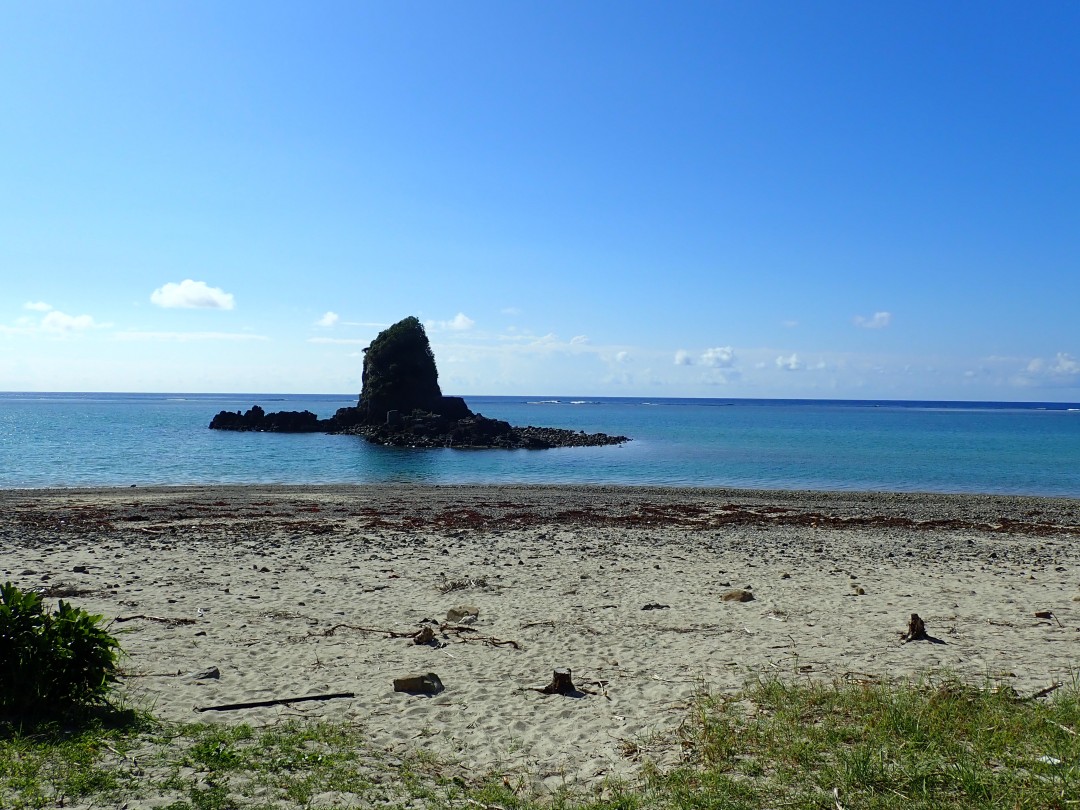 今日の嘉陽海岸