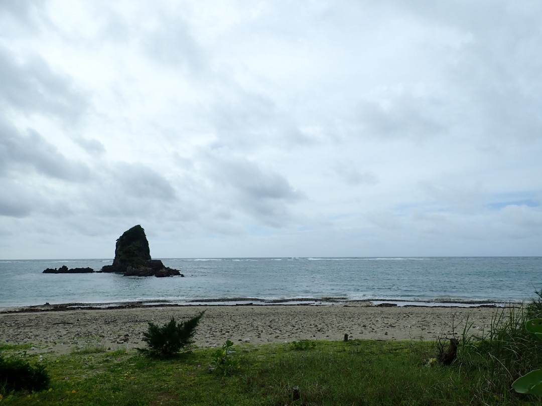 今日の嘉陽海岸