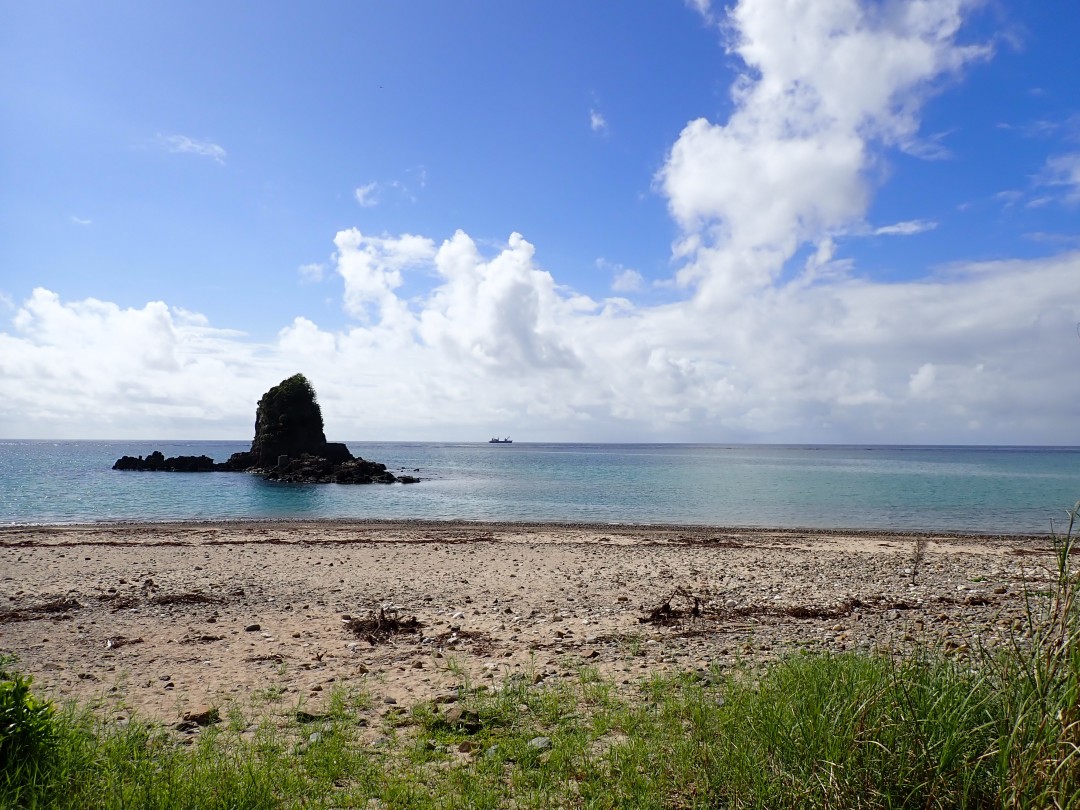 今日の嘉陽海岸