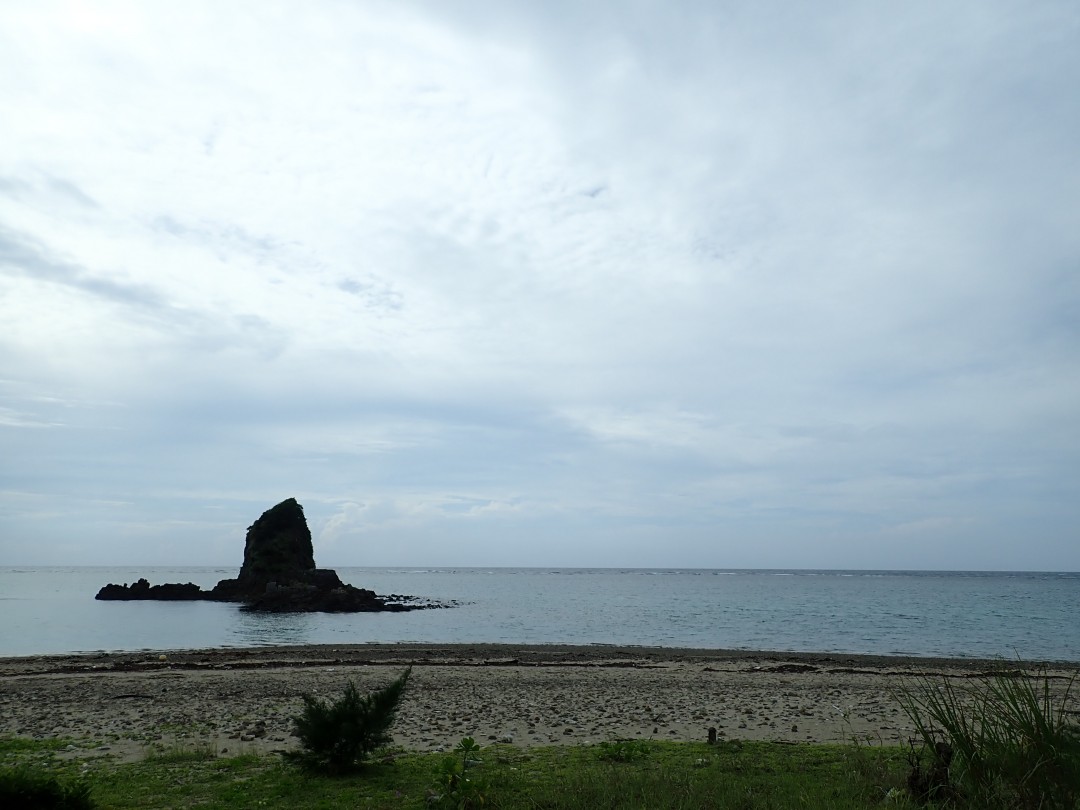 今日の嘉陽海岸