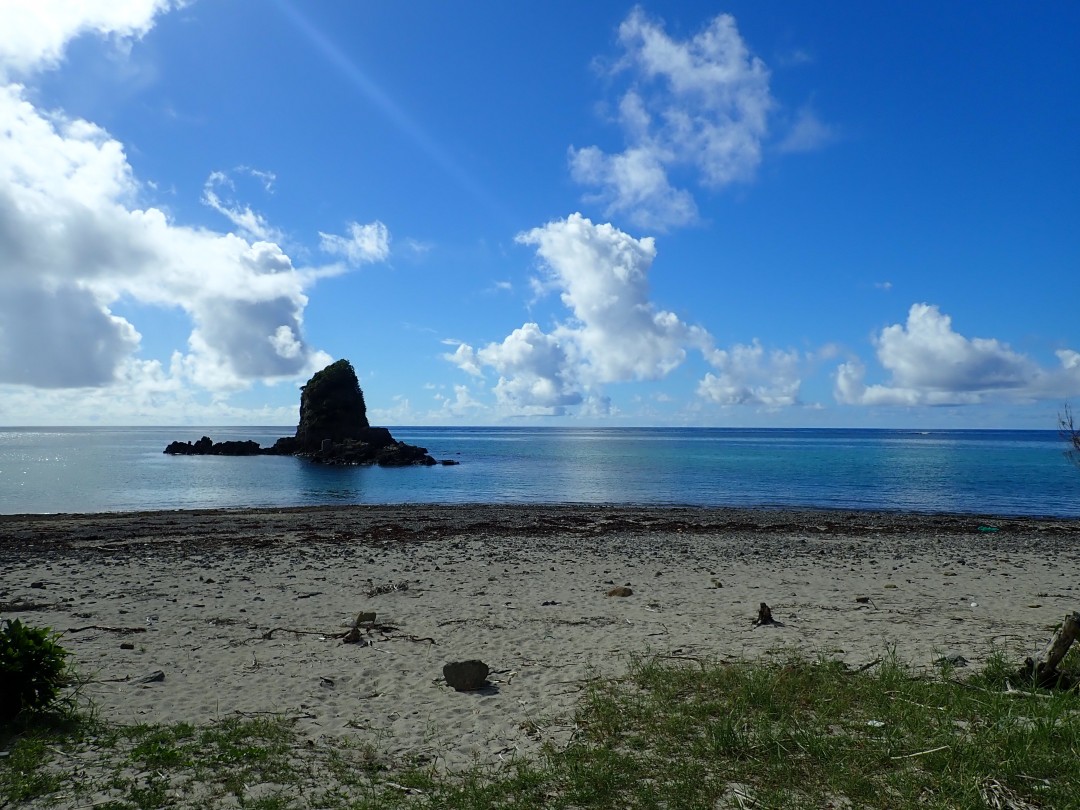 今日の嘉陽海岸