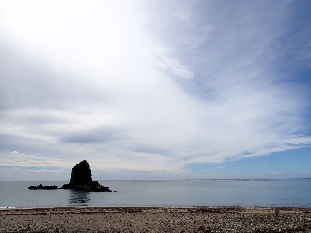 今日の嘉陽海岸