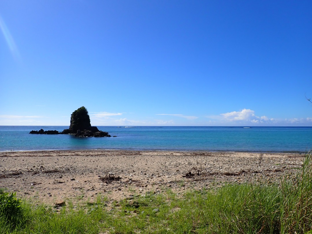 今日の嘉陽海岸