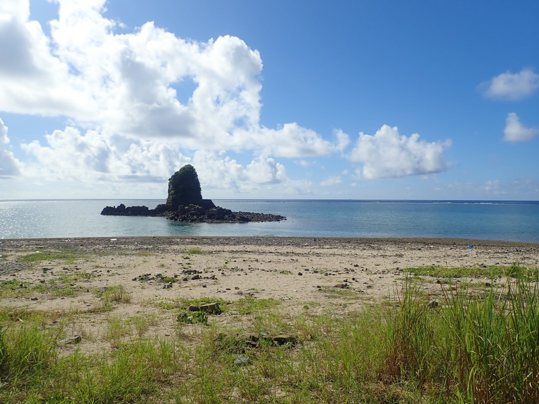 今日の嘉陽海岸