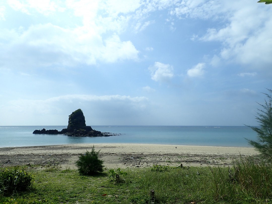 今日の嘉陽海岸