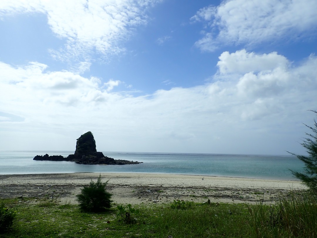 今日の嘉陽海岸