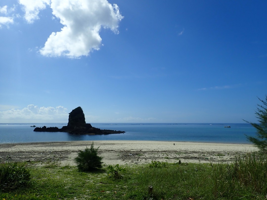 今日の嘉陽海岸