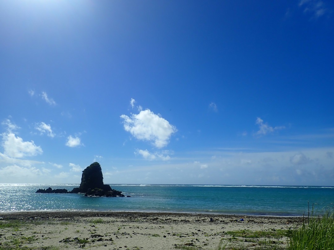 今日の嘉陽海岸