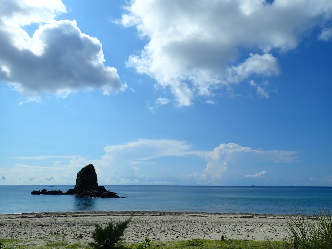 今日の嘉陽海岸