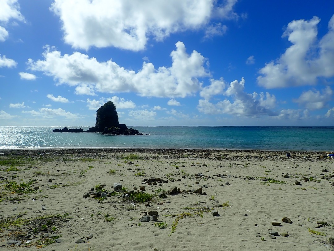 今日の嘉陽海岸