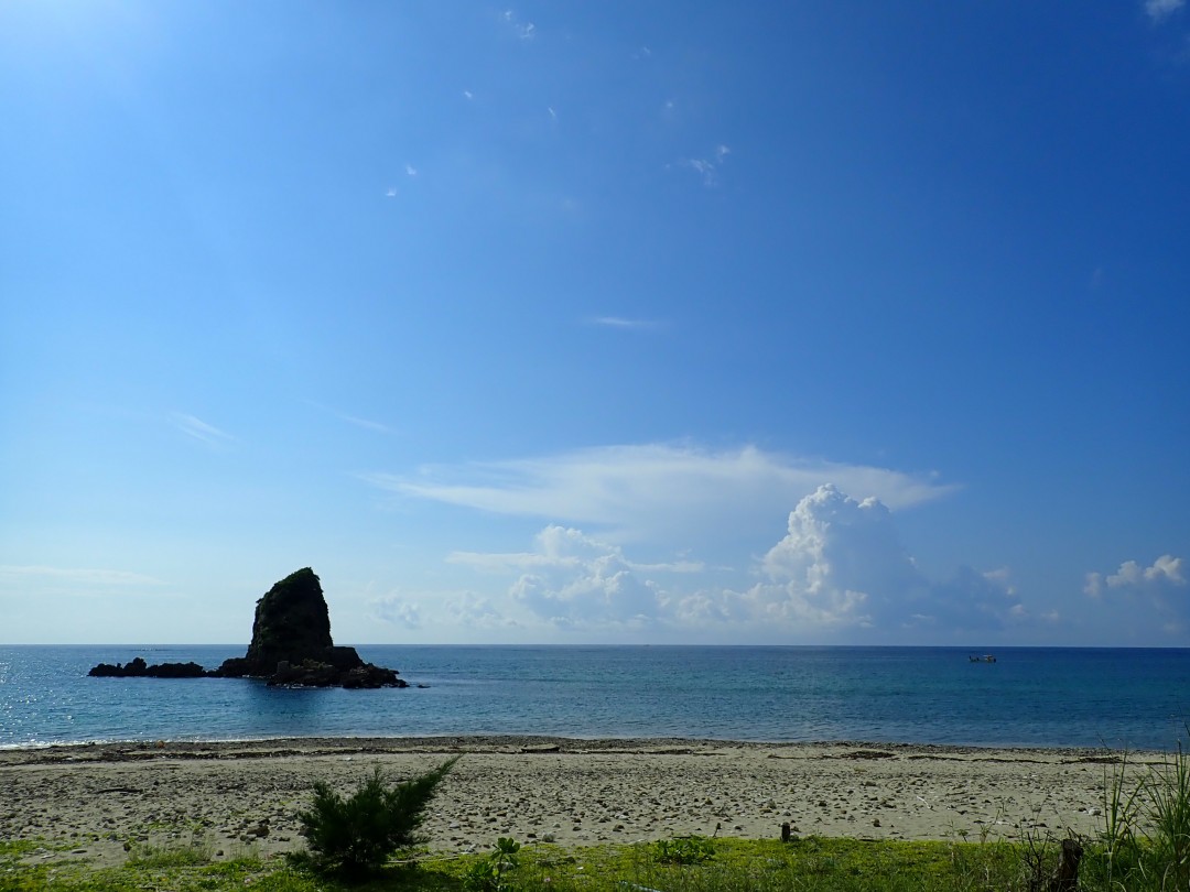 今日の嘉陽海岸