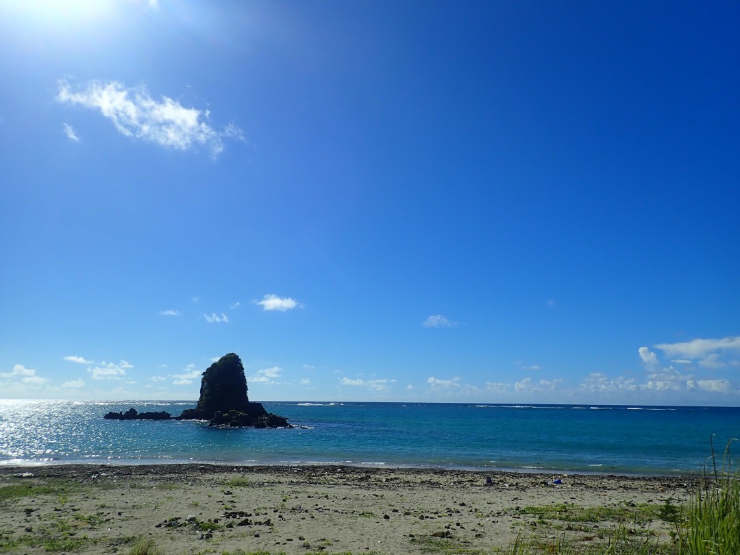今日の嘉陽海岸
