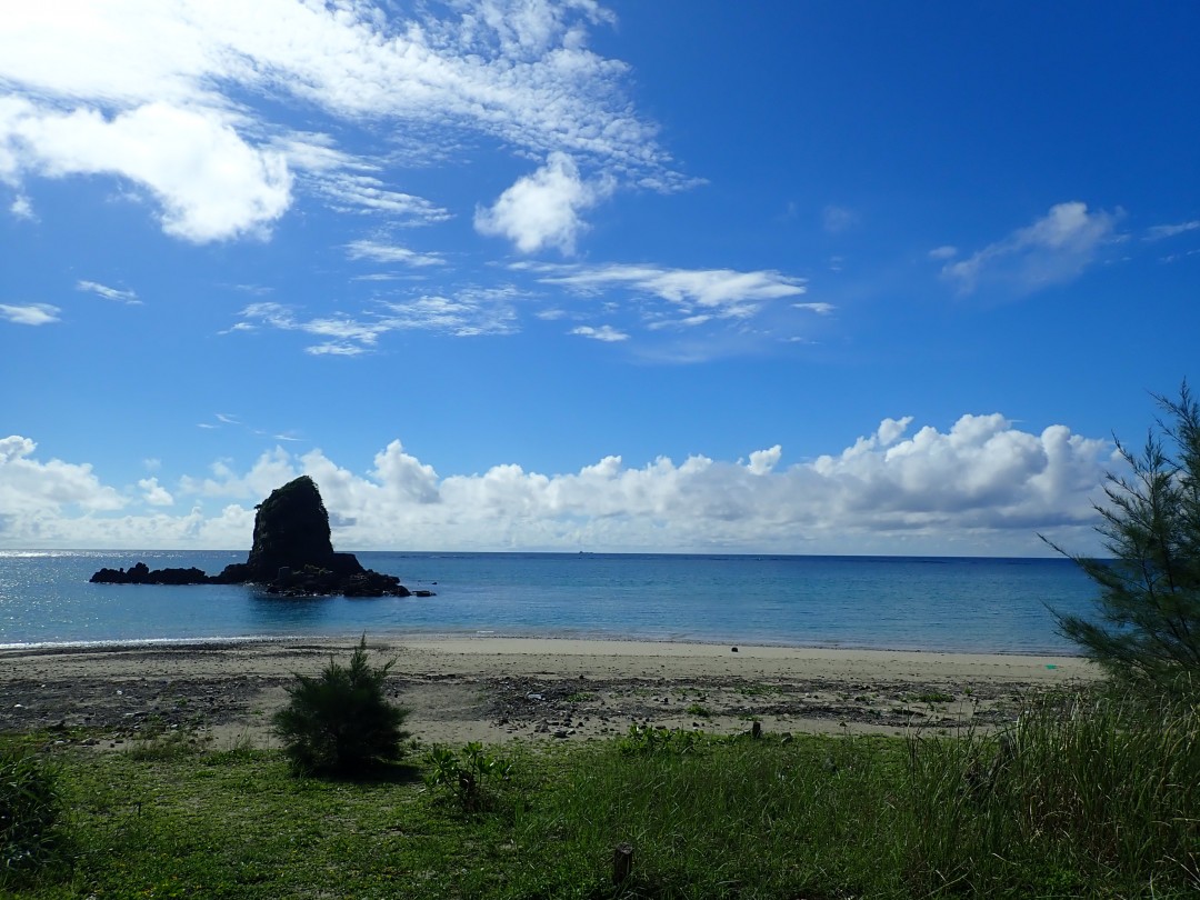 今日の嘉陽海岸