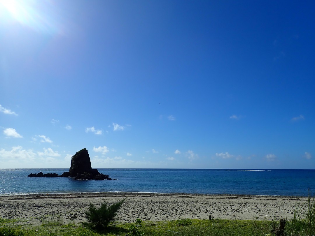 今日の嘉陽海岸