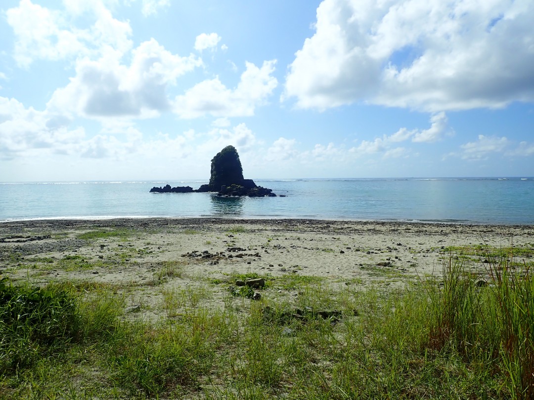 今日の嘉陽海岸