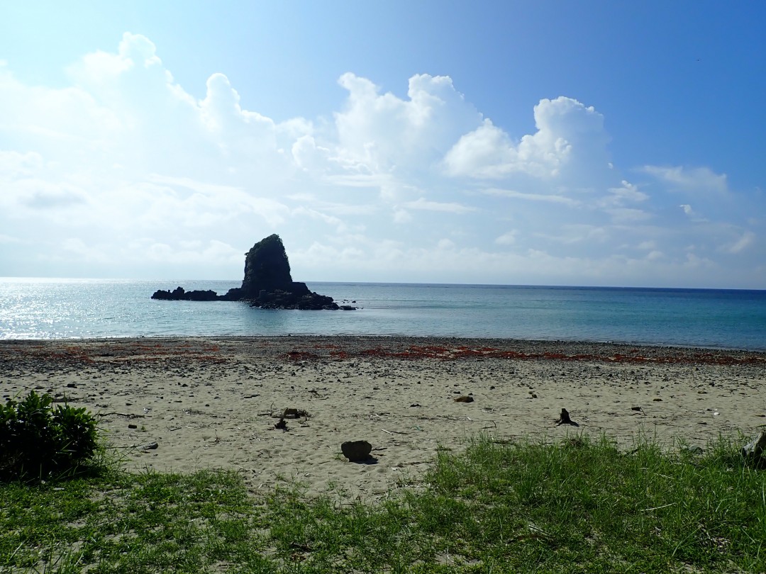 今日の嘉陽海岸