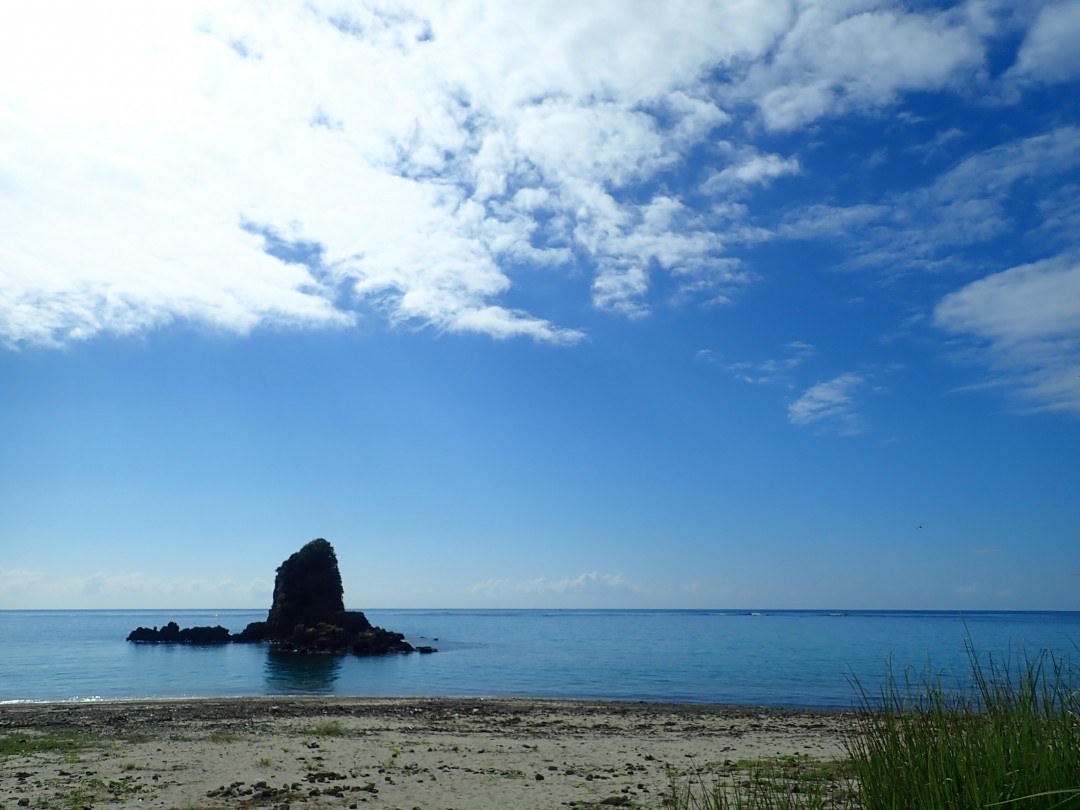 今日の嘉陽海岸