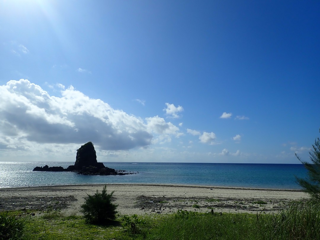 今日の嘉陽海岸