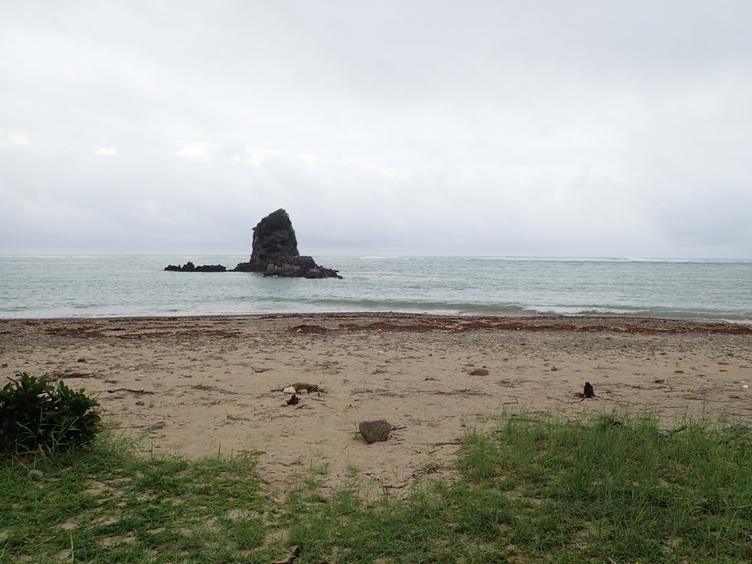 今日の嘉陽海岸