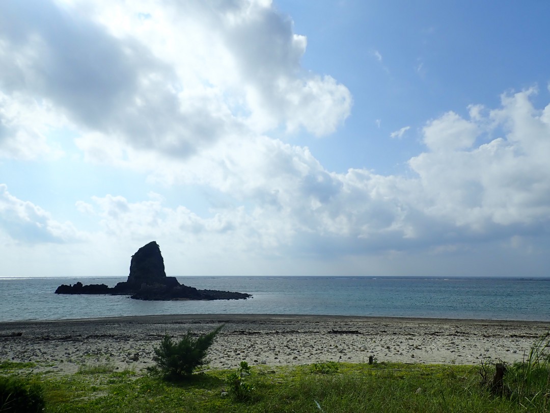 今日の嘉陽海岸