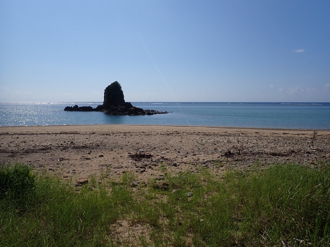 今日の嘉陽海岸