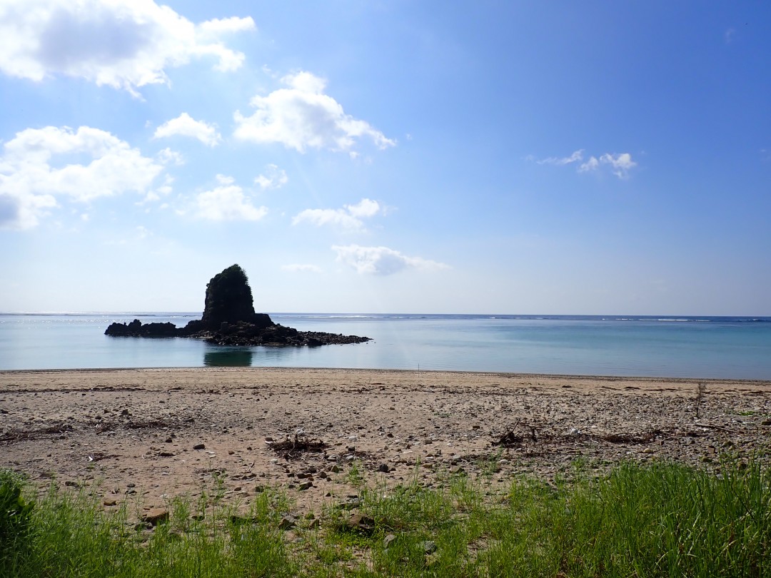 今日の嘉陽海岸