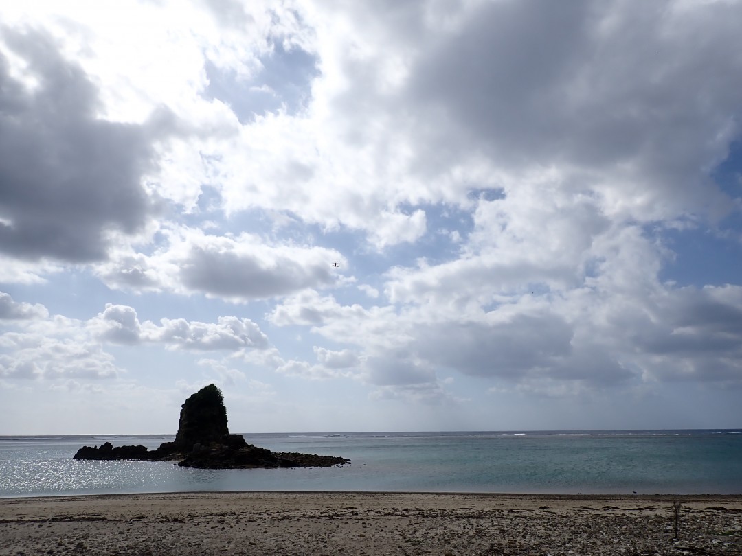今日の嘉陽海岸
