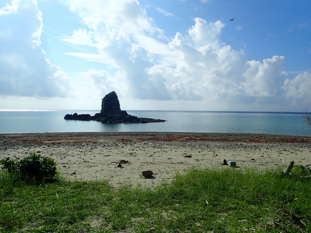 今日の嘉陽海岸